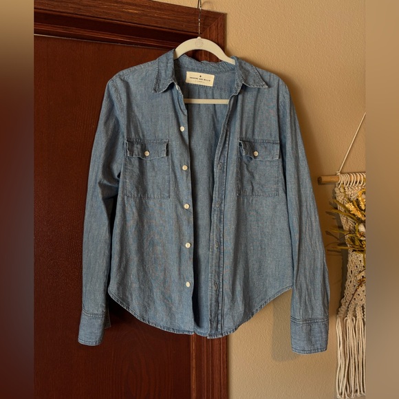 Imogene + Willie Sierra Chambray Shirt - Picture 1 of 6
